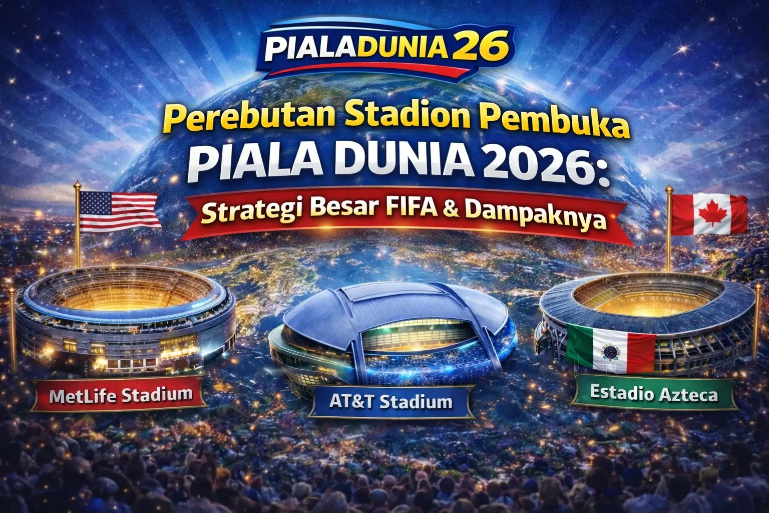 Perebutan Stadion Pembuka Piala Dunia 2026: Strategi Besar FIFA & Dampaknya