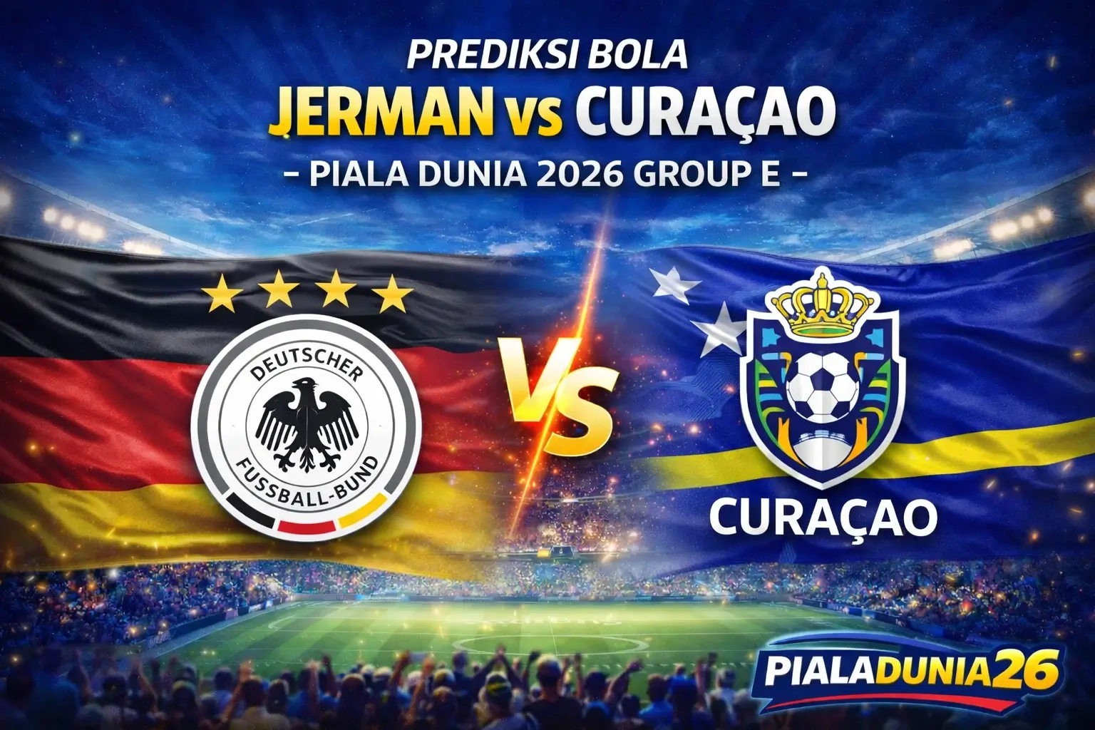 Prediksi Bola Jerman vs Curacao – Piala Dunia 2026 Group E