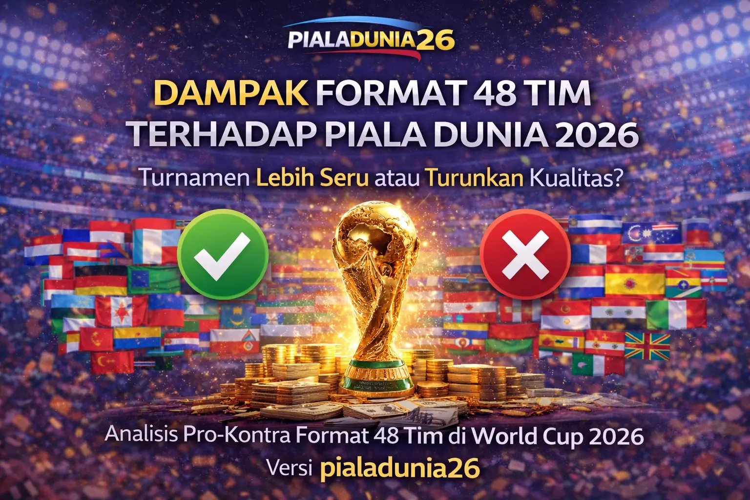 Dampak Format 48 Tim terhadap Kualitas Piala Dunia 2026