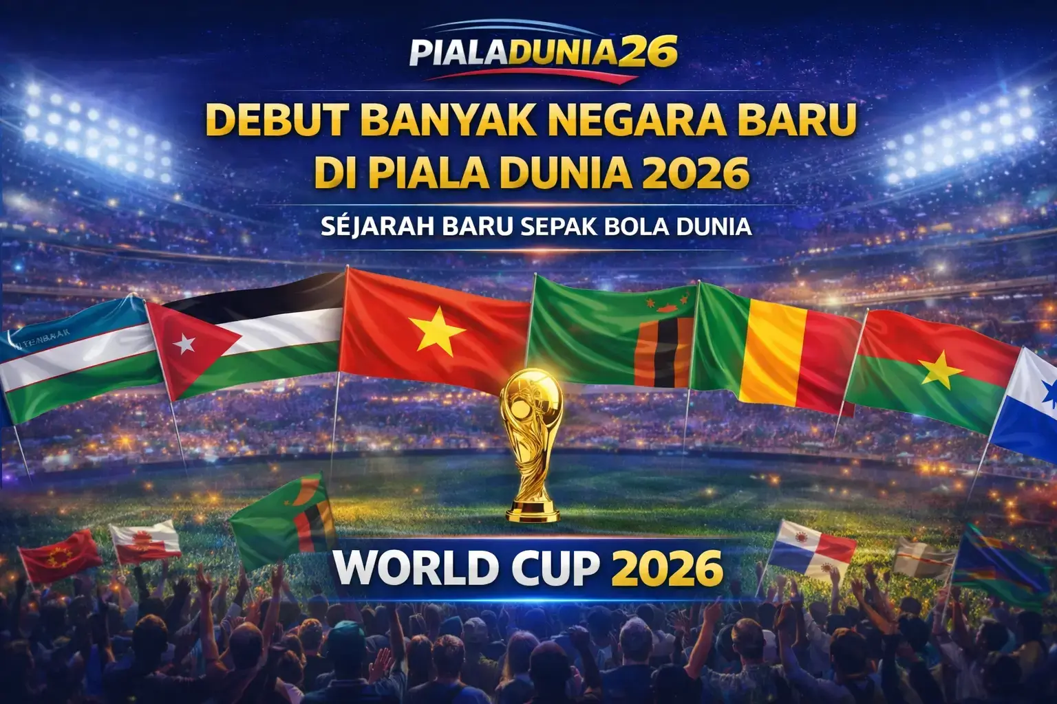 Debut Banyak Negara Baru di Piala Dunia 2026 | Sejarah Baru World Cup – pialadunia26