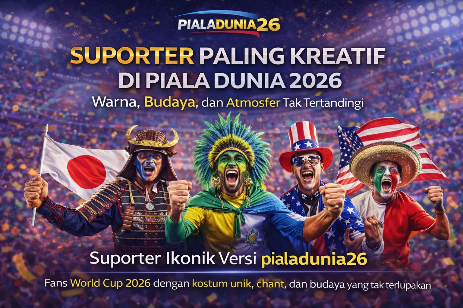 Suporter Paling Kreatif & Ikonik Piala Dunia 2026 – pialadunia26