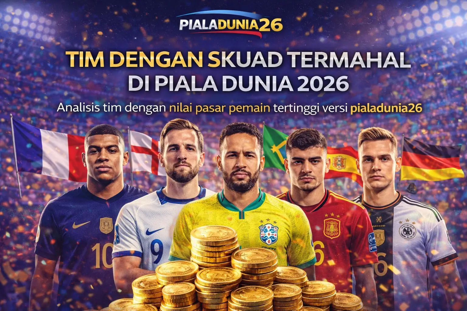 Tim dengan Skuad Termahal di Piala Dunia 2026 – pialadunia26