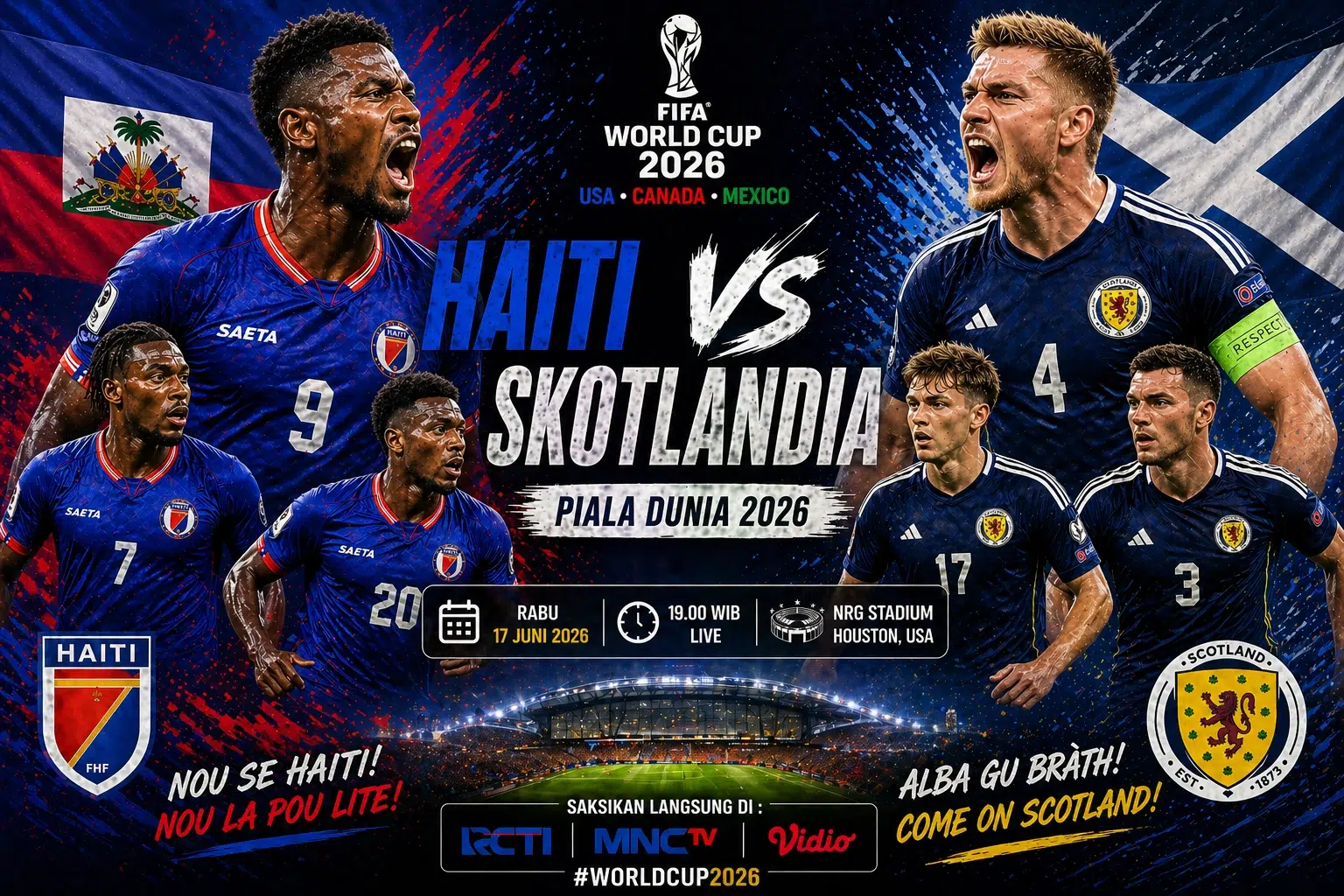 Prediksi Skor Haiti VS Skotlandia Piala Dunia 2026 – Analisis Lengkap & Terbaru
