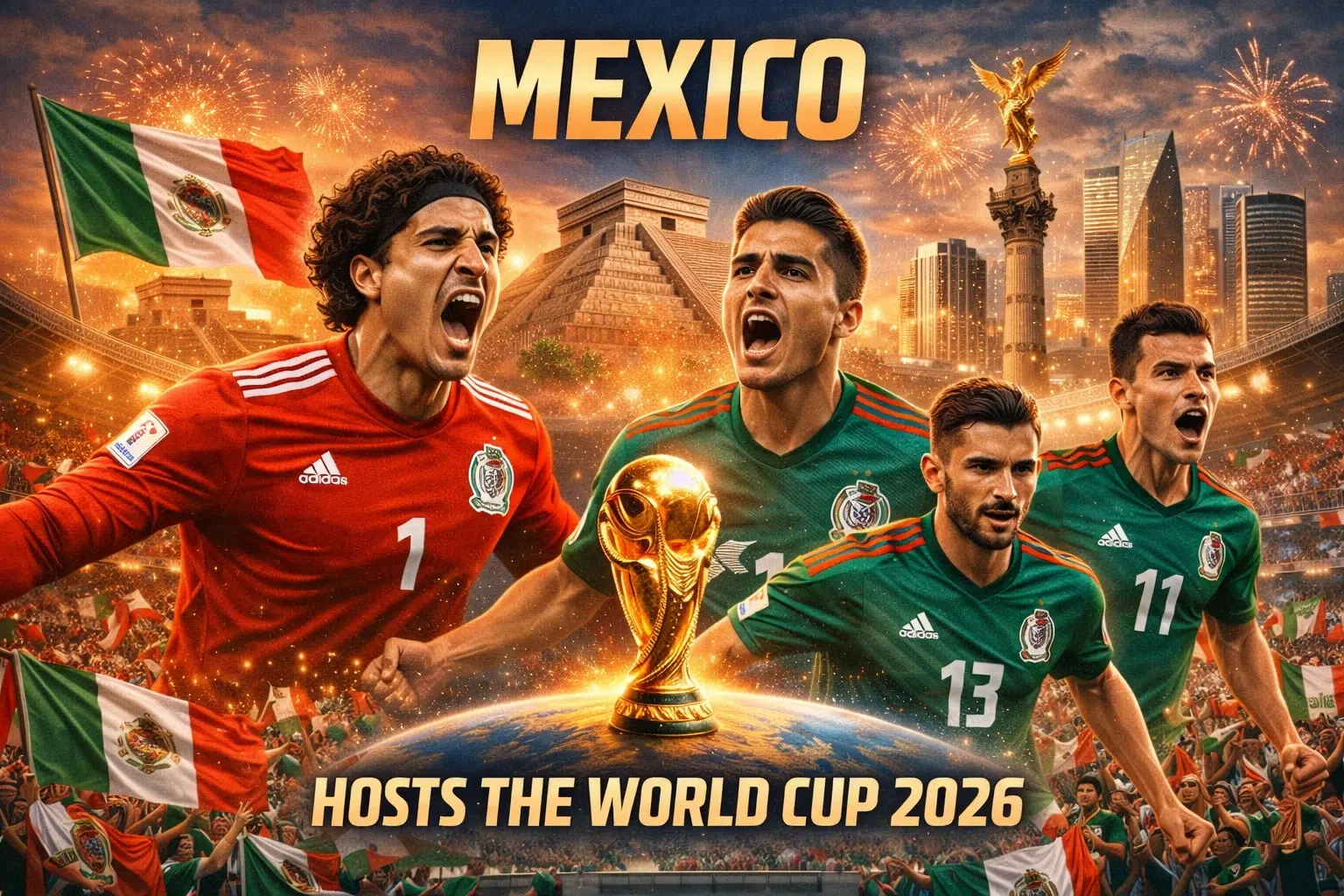 Berapa Kali Meksiko Jadi Tuan Rumah Piala Dunia Sebelum 2026?