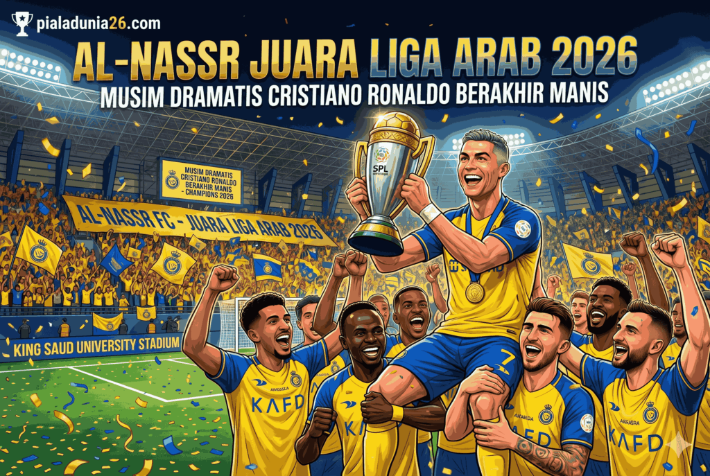 Al-Nassr Juara Liga Arab 2026, Musim Dramatis Cristiano Ronaldo Berakhir Manis