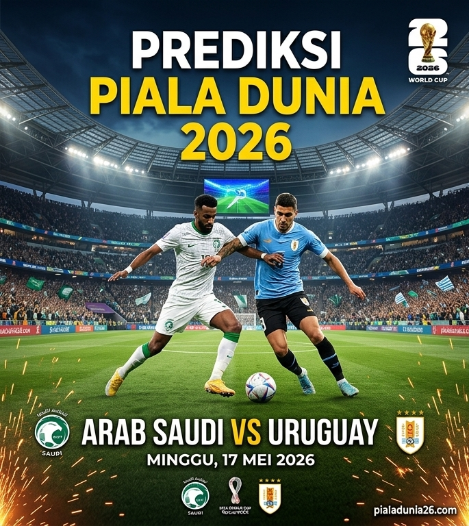 Arab Saudi vs Uruguay: Prediksi Skor Piala Dunia 2026