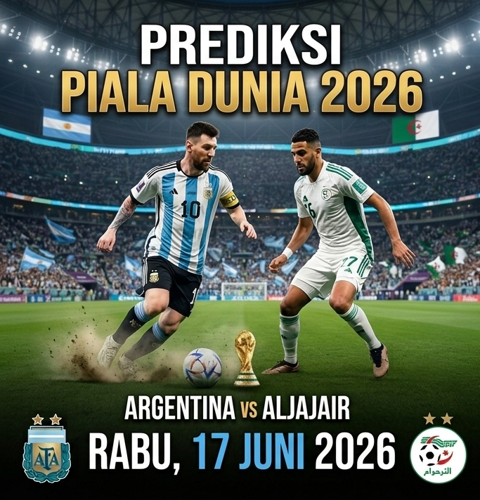 Argentina vs Aljazair: Prediksi Piala Dunia 2026