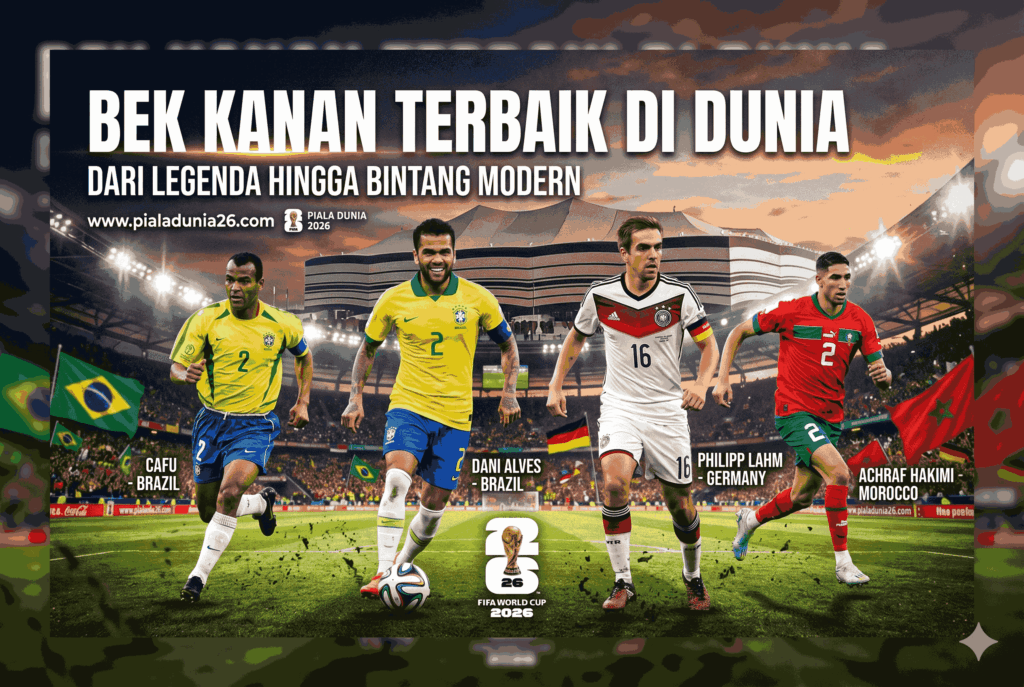 Bek Kanan Terbaik di Dunia, Cafu, Dani Alves, Lahm, hingga Bintang Modern