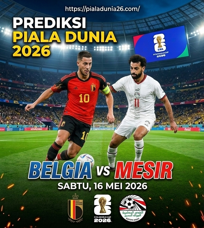 Belgia vs Mesir: Prediksi Skor Panas Piala Dunia
