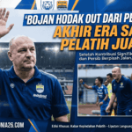 Bojan Hodak Out dari Persib: Akhir Era Sang Pelatih Juara