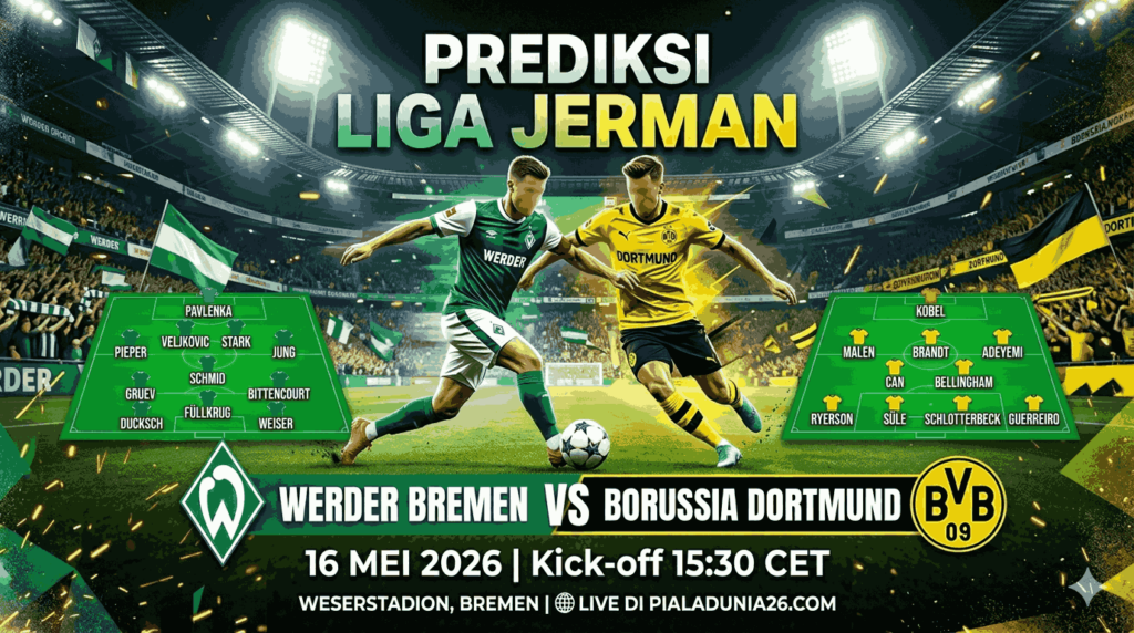 Bremen vs Dortmund 16 Mei 2026: Ujian Berat Die Borussen