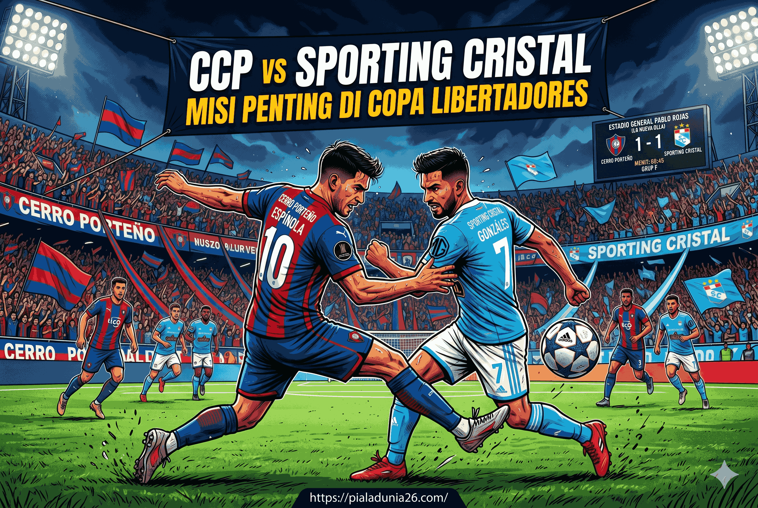 CCP vs Sporting Cristal: Misi Penting di Copa Libertadores