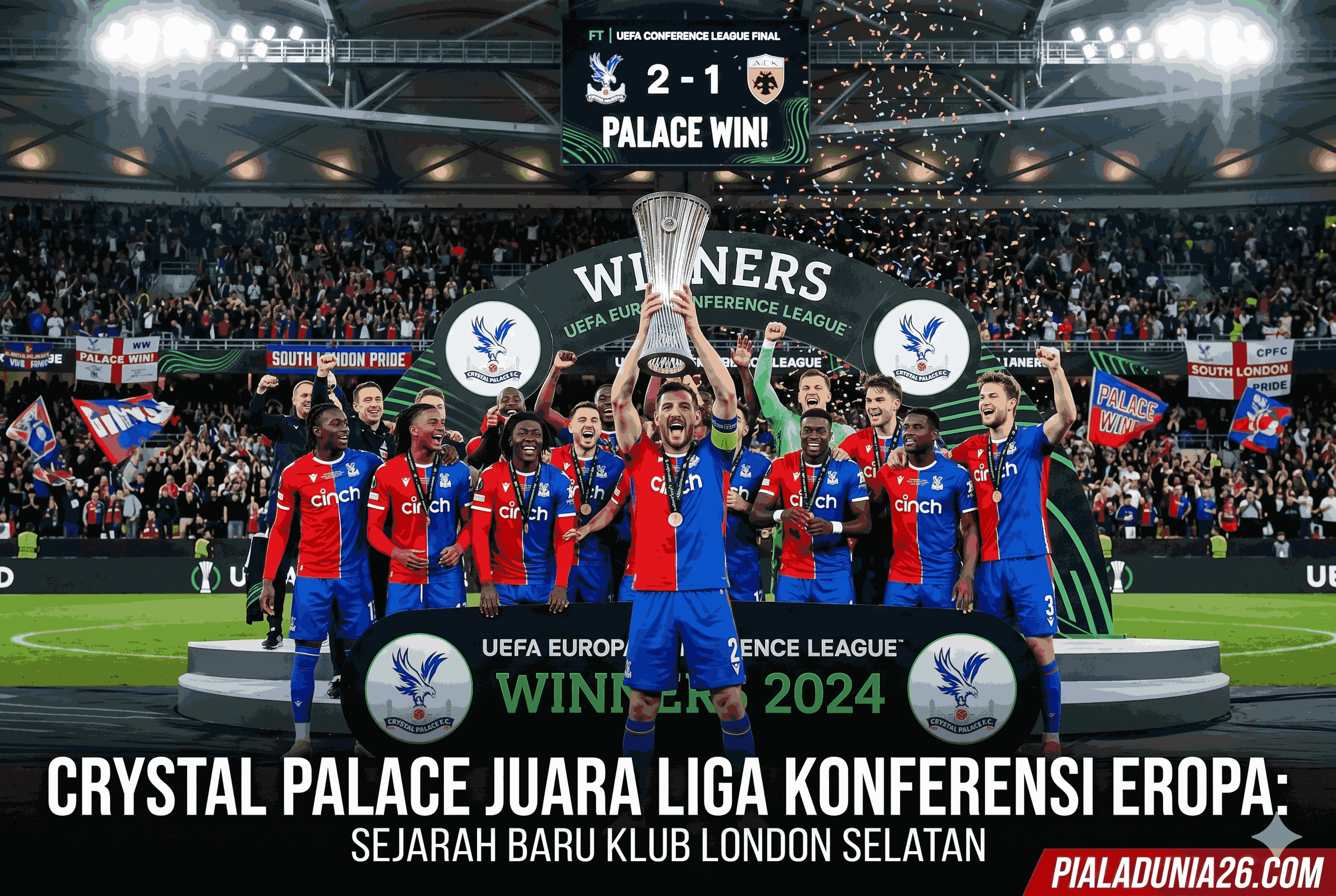 Crystal Palace Juara Liga Konferensi Eropa: Sejarah Baru Klub London Selatan
