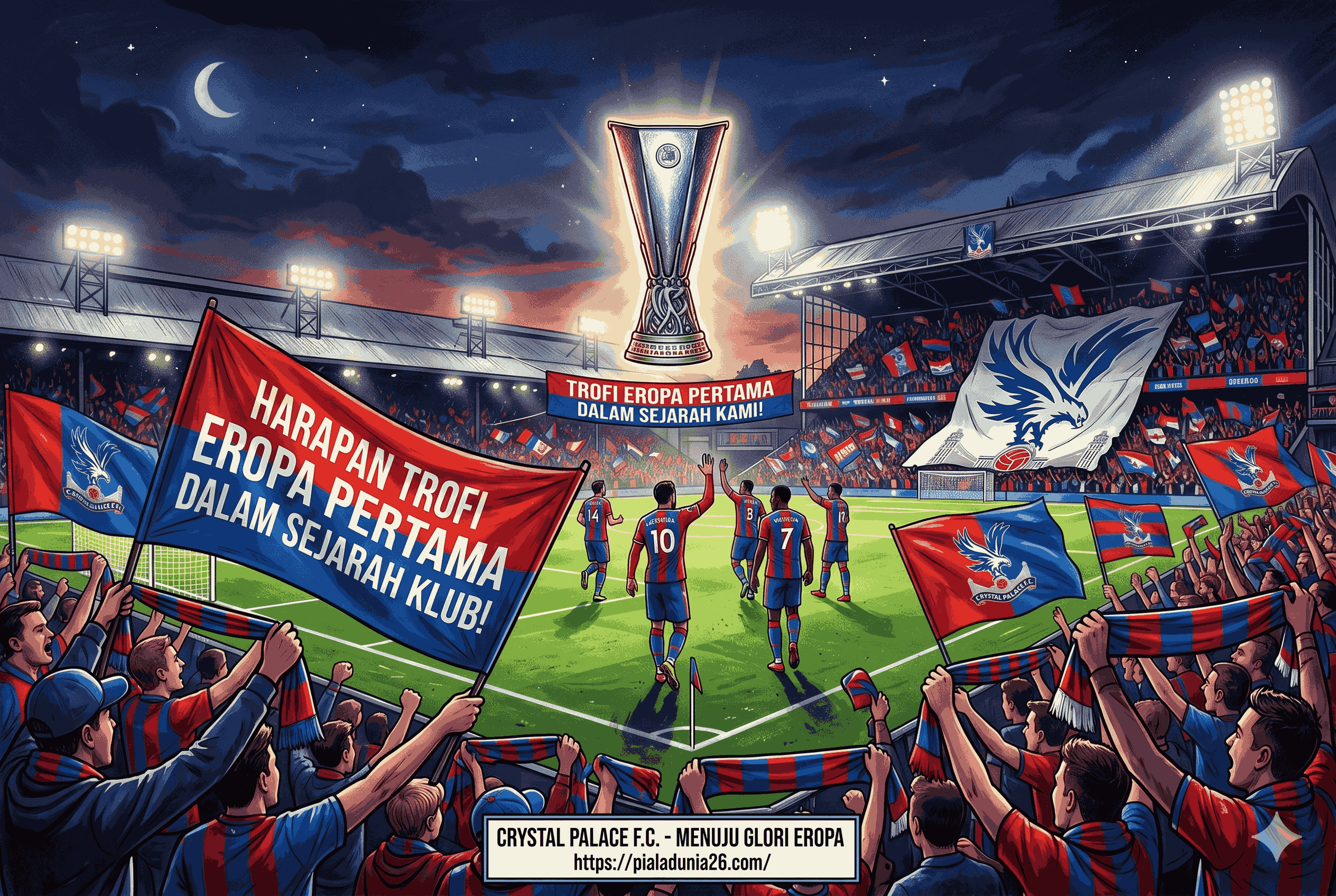 Crystal Palace dan Harapan Trofi Eropa Pertama dalam Sejarah Klub