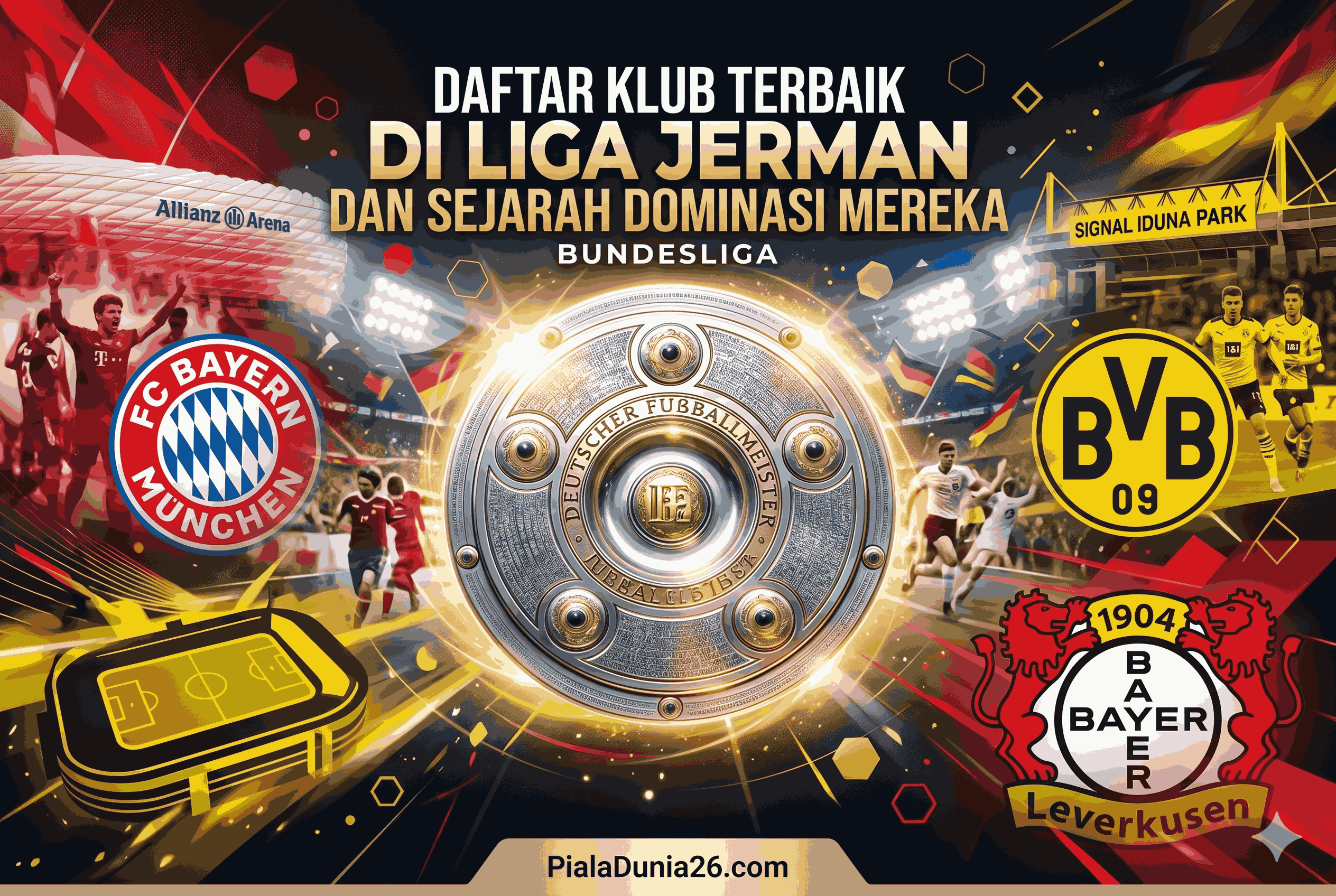 Daftar Klub Terbaik di Liga Jerman dan Sejarah Dominasi Mereka