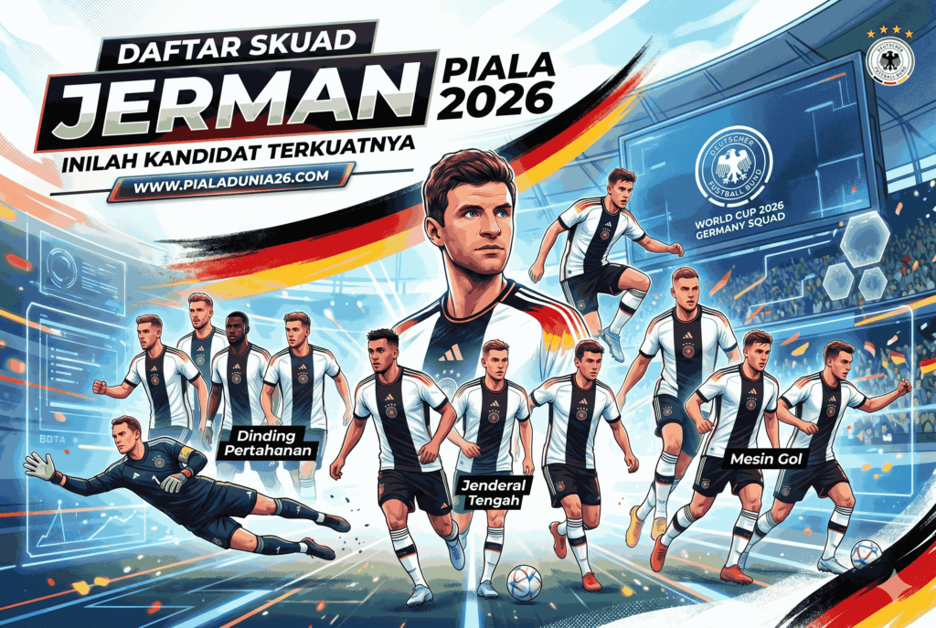 Daftar Skuad Jerman Piala Dunia 2026, Inilah Kandidat Terkuatnya
