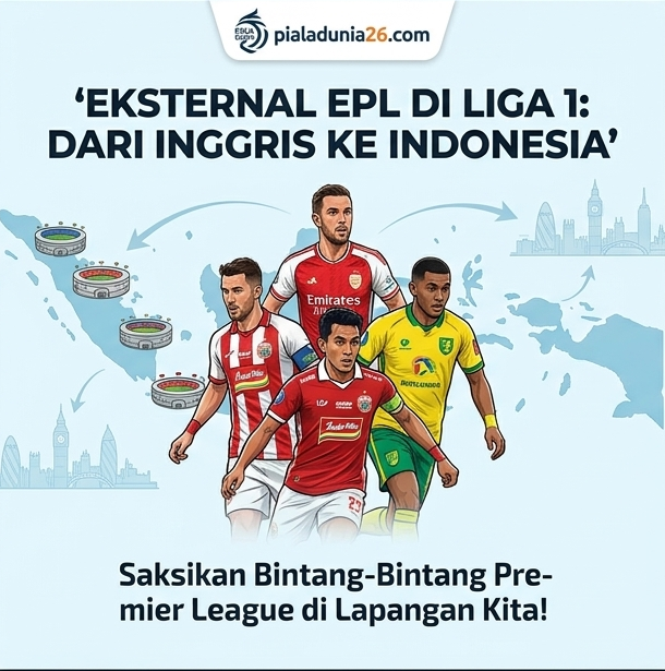 Deretan Mantan Bintang Premier League yang Pernah Bermain di Indonesia