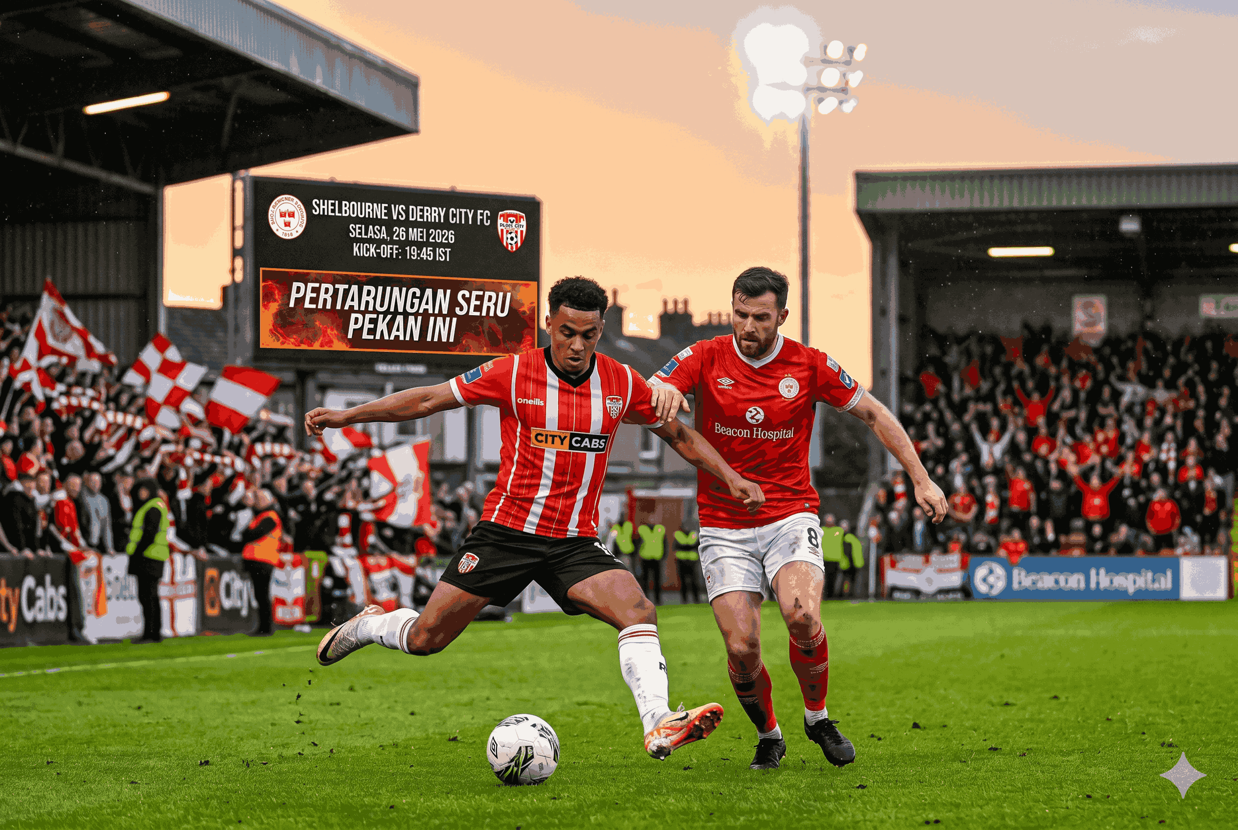 Derry City Tantang Shelbourne: Pertarungan Seru Pekan Ini