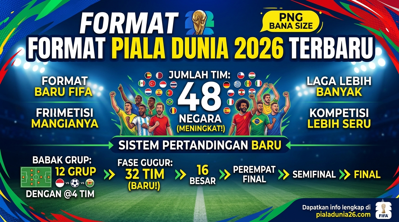 Format Piala Dunia 2026 Terbaru, Jumlah Tim dan Sistem Pertandingan FIFA