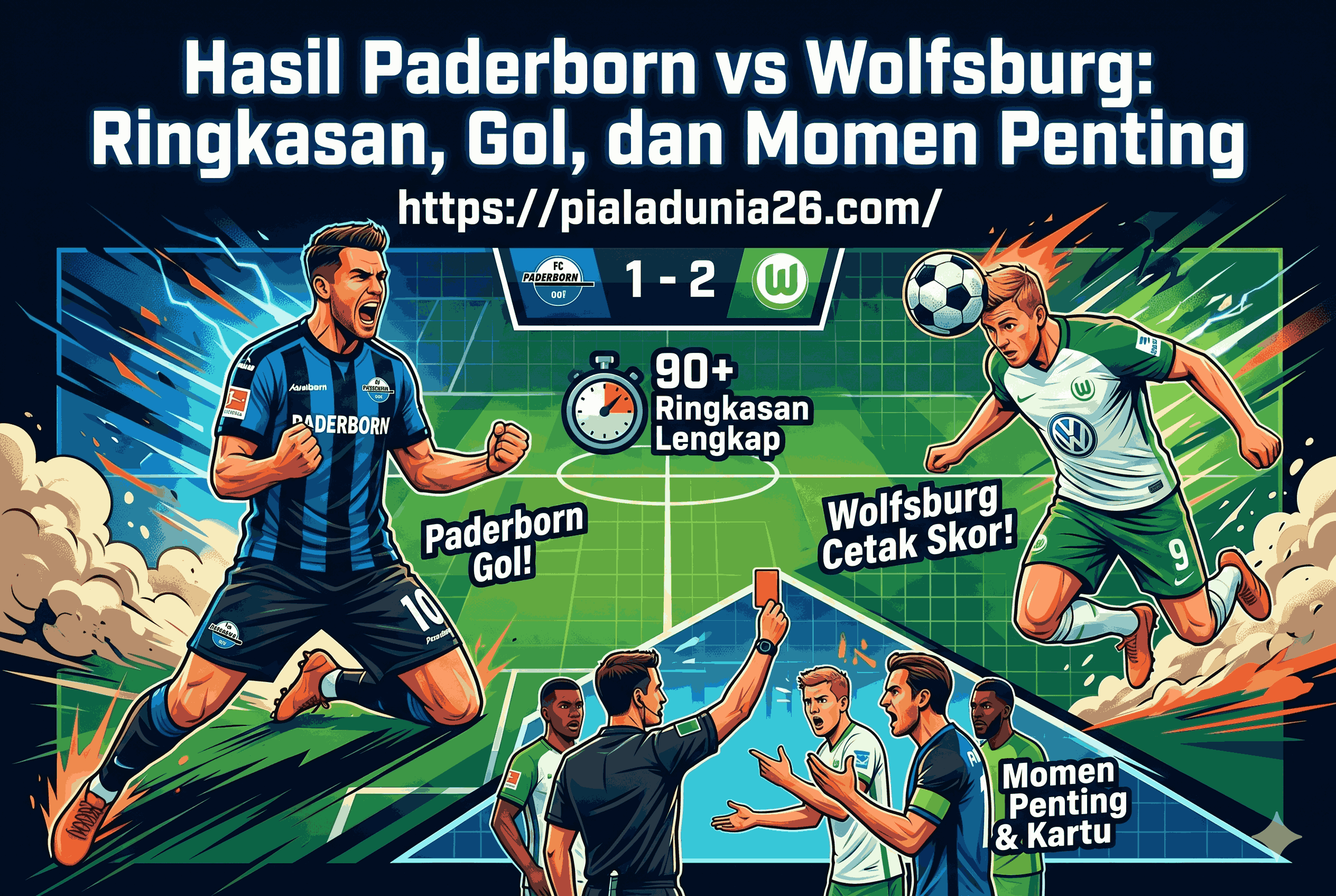 Hasil Paderborn vs Wolfsburg: Ringkasan, Gol, dan Momen Penting