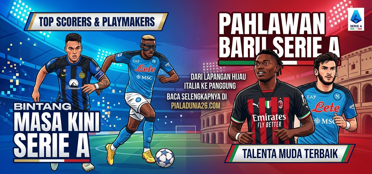 Inilah Pemain Terbaik Serie A, Dari Era Legenda Hingga Bintang Modern