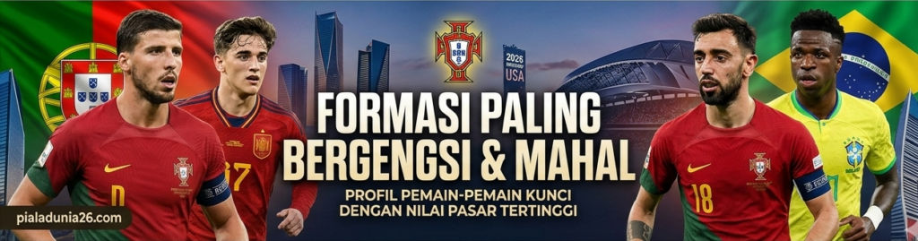 Inilah Skuad Termahal Piala Dunia 2026, Dominasi Pemain Elite Dunia
