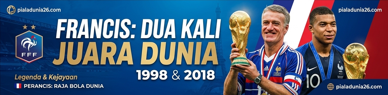 Jawaban Lengkap: Prancis Berapa Kali Juara Piala Dunia dan Kapan Saja?