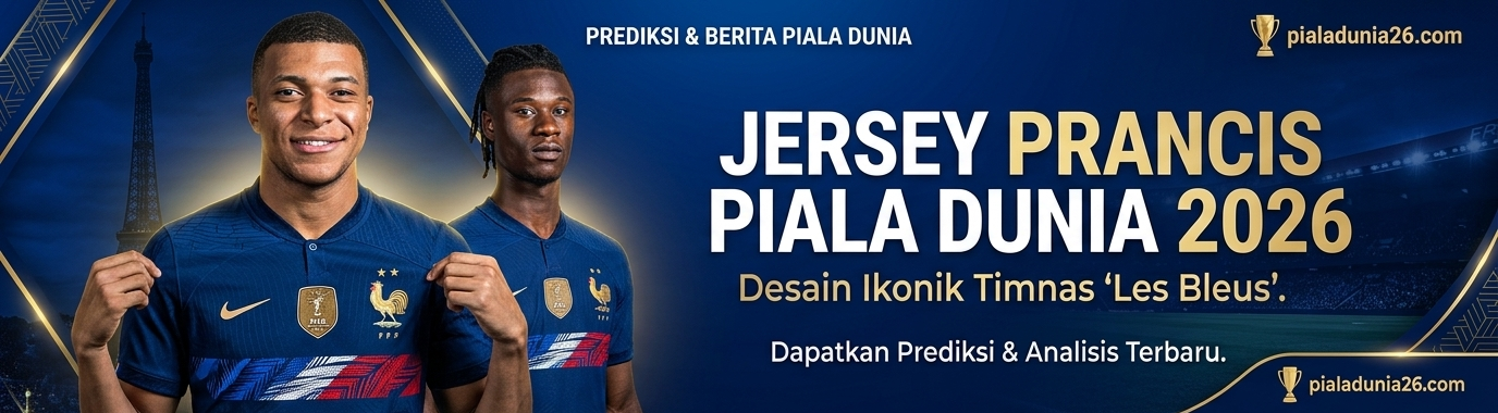 Jersey Prancis Piala Dunia 2026, Bocoran Desain Baru yang Mewah dan Modern