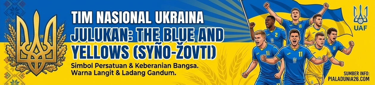 Julukan Tim Ukraina: Arti Zbirna dan Identitas Kuat Sang Kuda Hitam Eropa