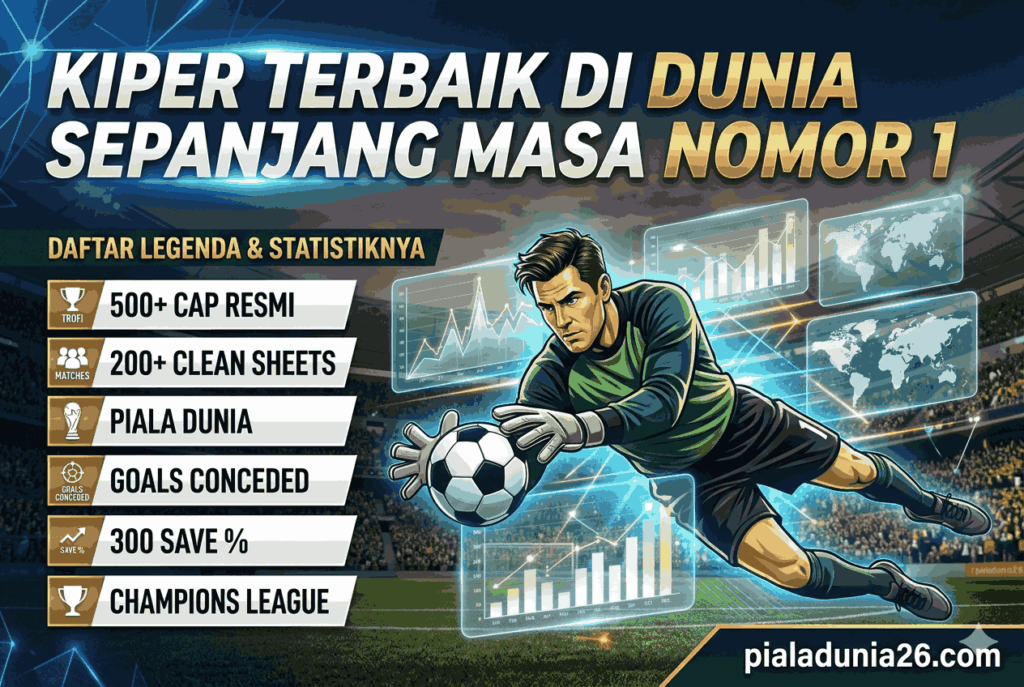 Kiper Terbaik di Dunia Sepanjang Masa Nomor 1, Daftar Legenda dan Statistiknya