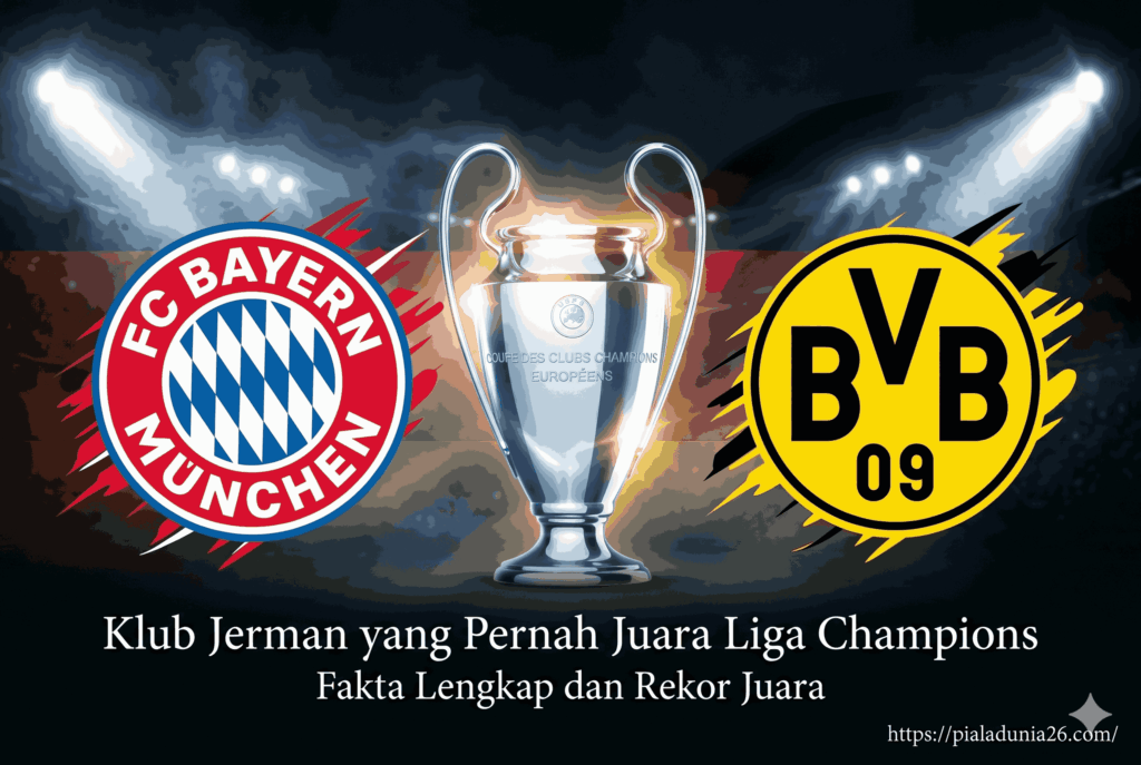 Klub Jerman yang Pernah Juara Liga Champions, Fakta Lengkap dan Rekor Juara
