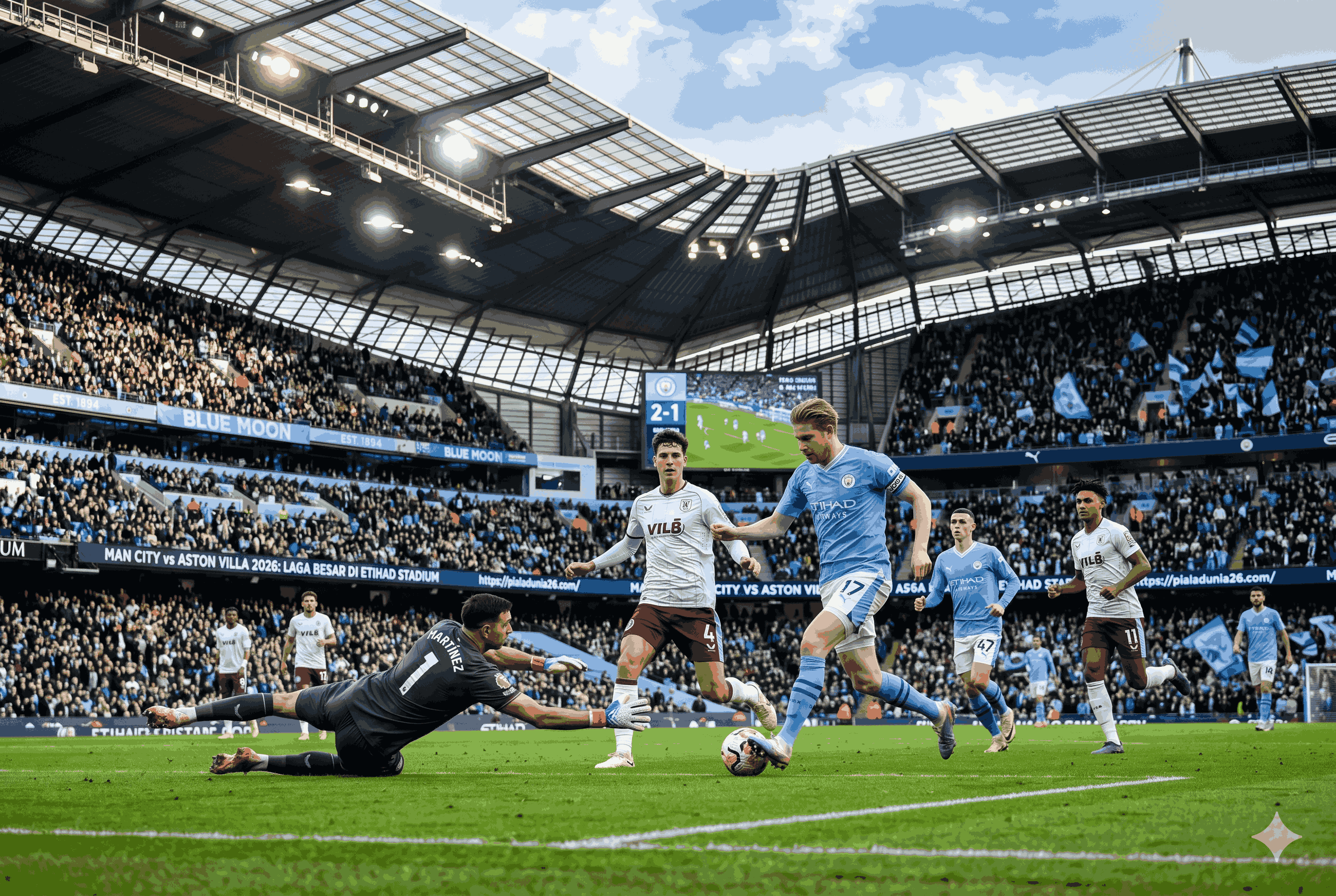 Man City vs Aston Villa 2026: Laga Besar di Etihad Stadium