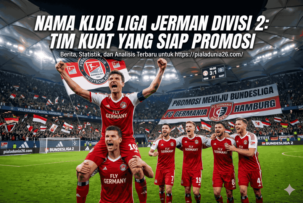 Nama Klub Liga Jerman Divisi 2: Tim Kuat yang Siap Promosi