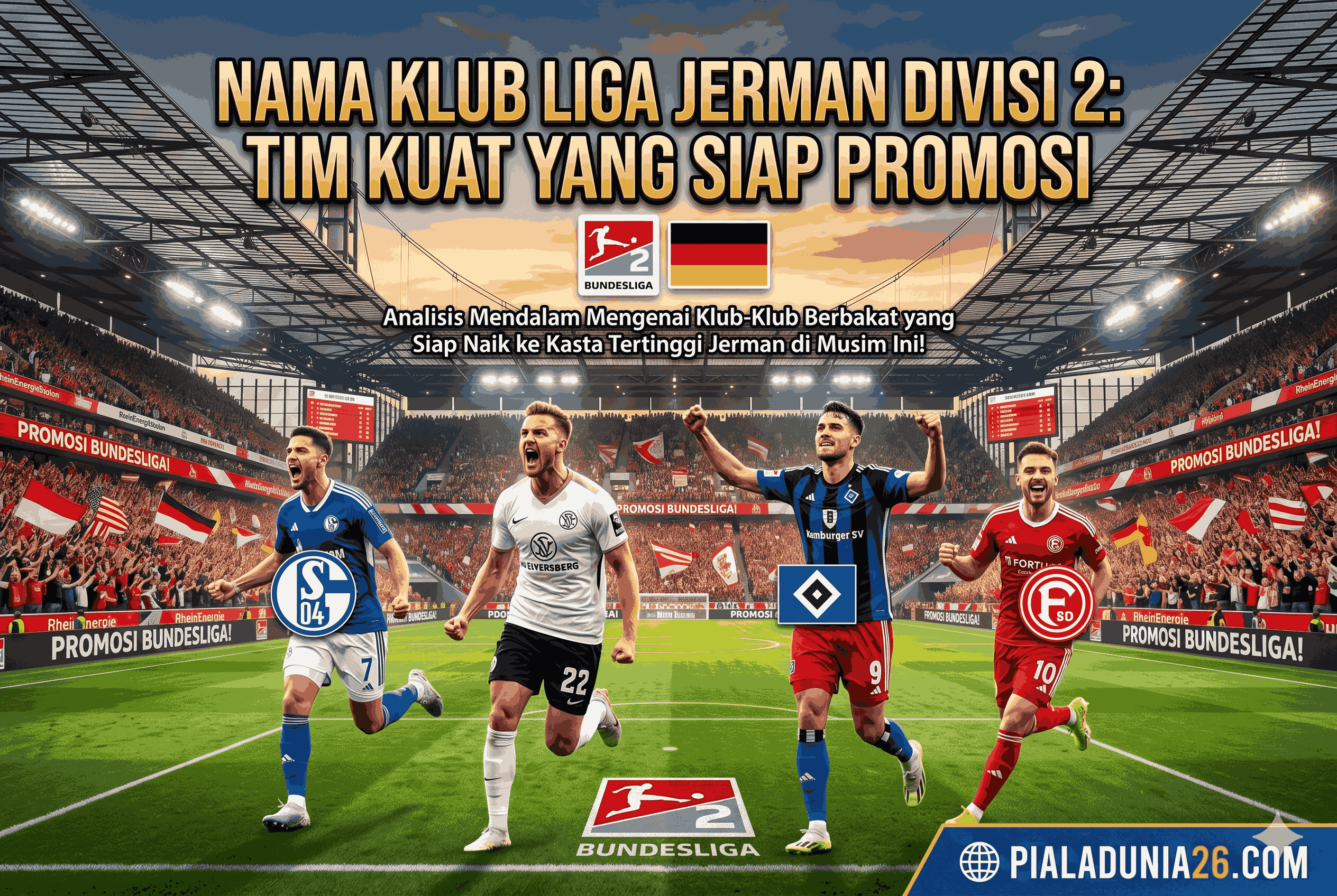 Nama Klub Liga Jerman Divisi 2: Tim Kuat yang Siap Promosi