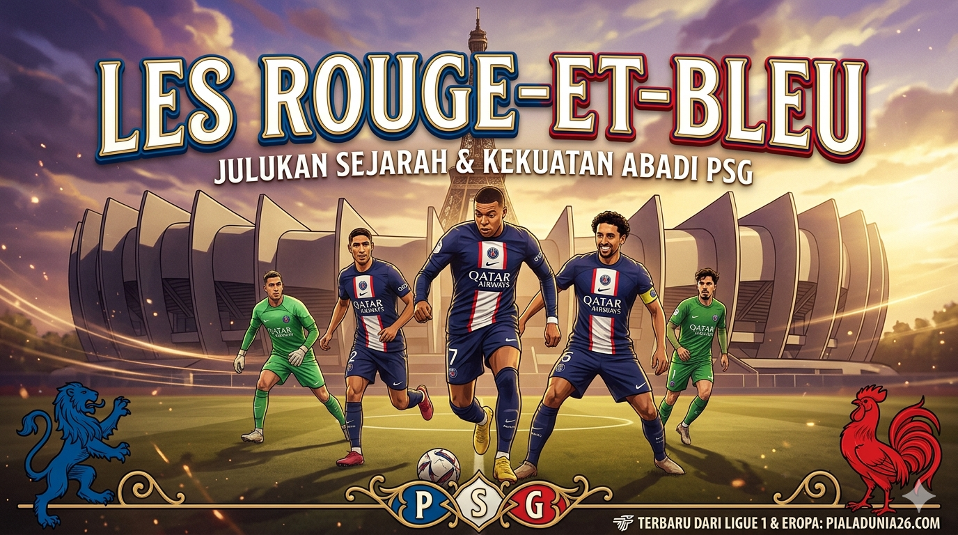 PSG dan Julukan Ikoniknya: Sejarah Les Parisiens yang Jarang Diketahui