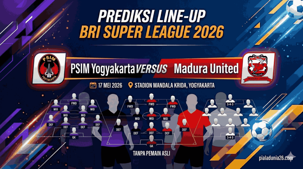 PSIM vs Madura United 17 Mei 2026: Duel Panas Sarat Gengsi