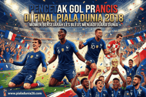 Pencetak Gol Prancis di Final Piala Dunia 2018: Momen Bersejarah Les Bleus Menjadi Juara Dunia