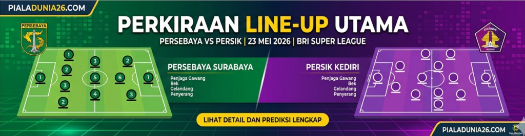 Persebaya vs Persik 23 Mei 2026: Derby Jatim Membara