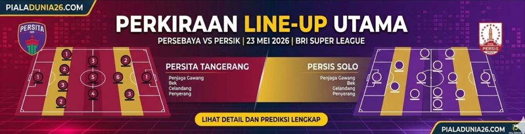 Persita vs Persis Solo 23 Mei 2026: Duel Panas Penentu Poin