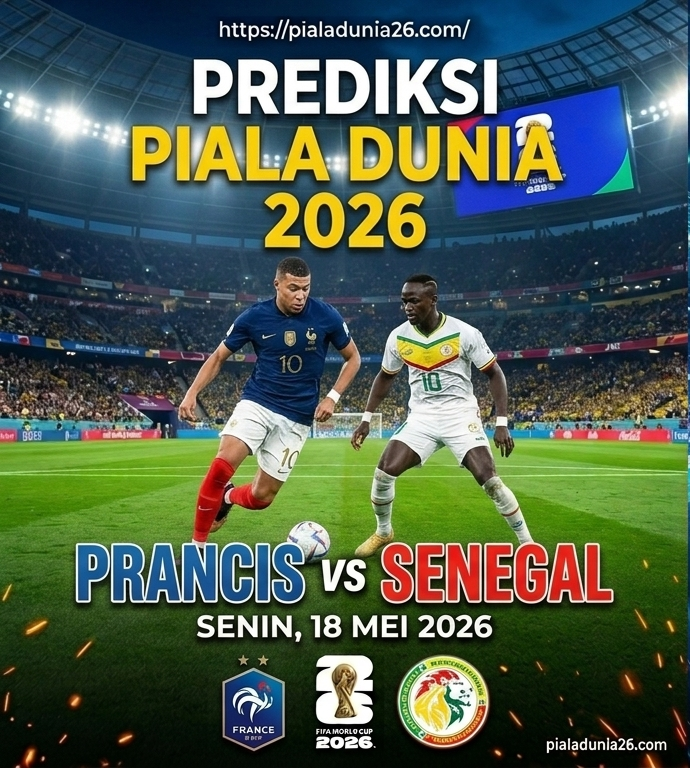 Prancis vs Senegal: Prediksi Skor Piala Dunia