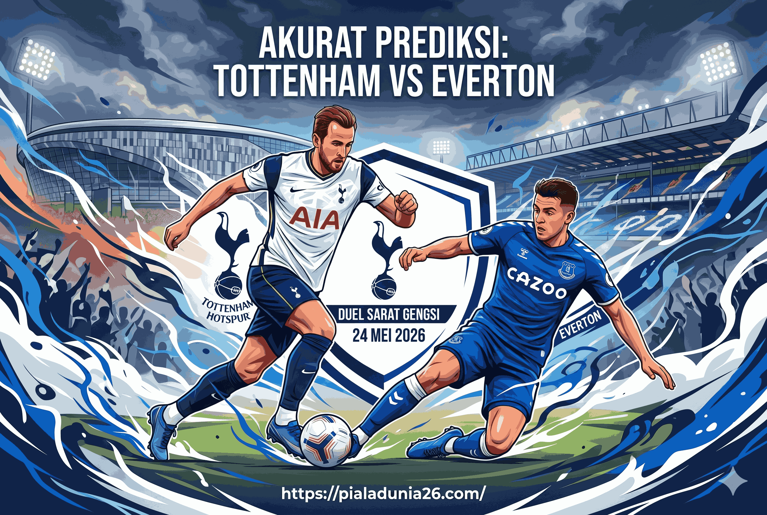 Prediksi Akurat Tottenham vs Everton: Duel Sarat Gengsi