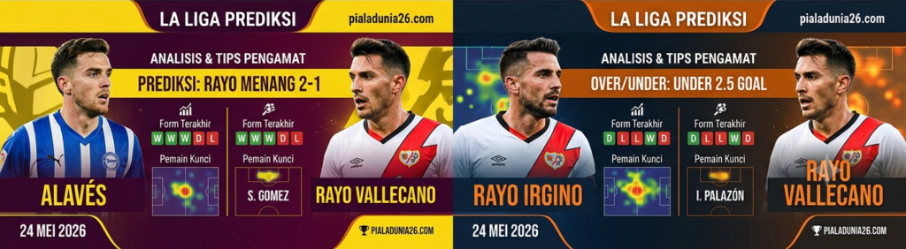 Prediksi Alaves vs Rayo Vallecano 24 Mei 2026: Duel Sengit Penutup Musim