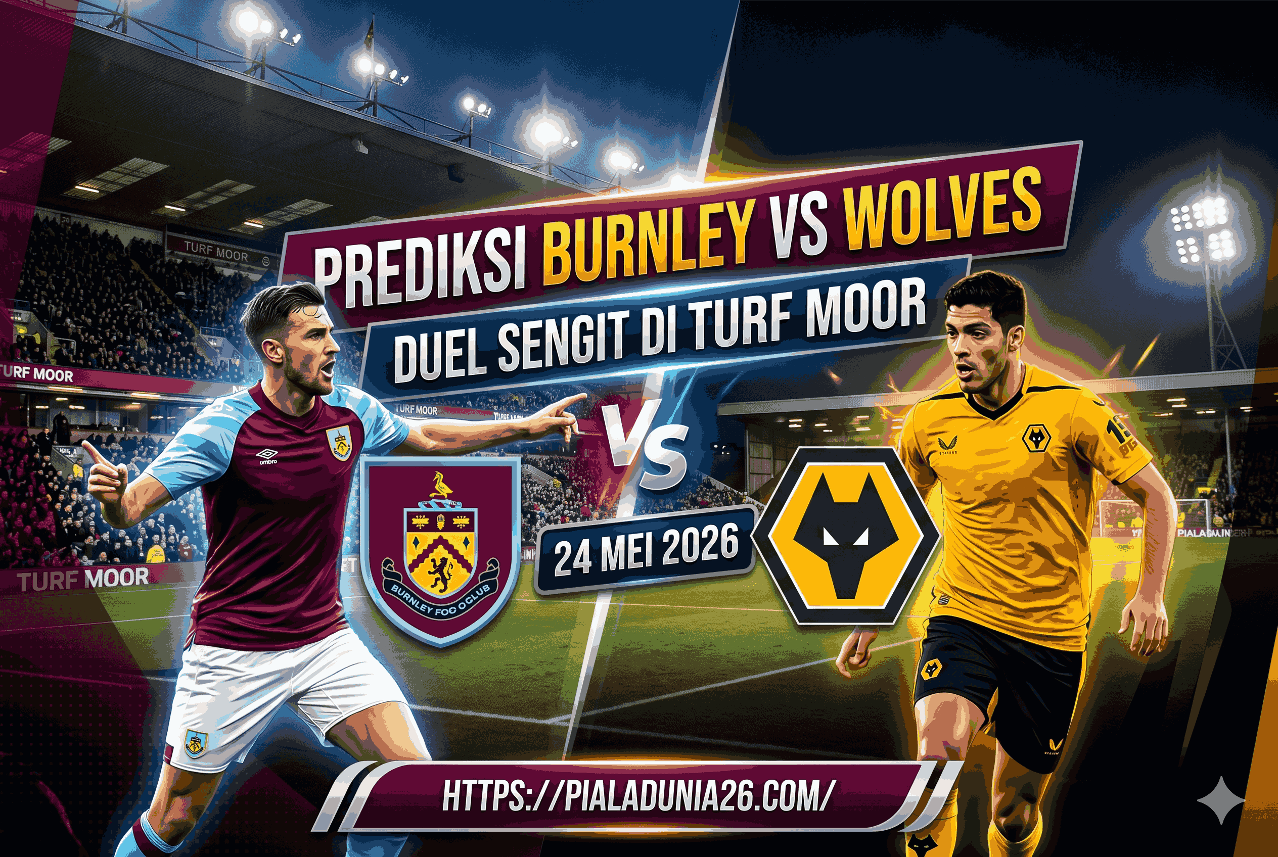 Prediksi Burnley vs Wolves: Duel Sengit di Turf Moor