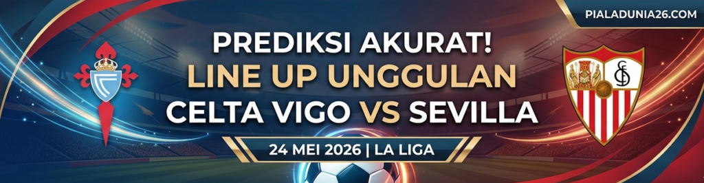 Prediksi Celta Vigo vs Sevilla 24 Mei 2026, Duel Sengit La Liga