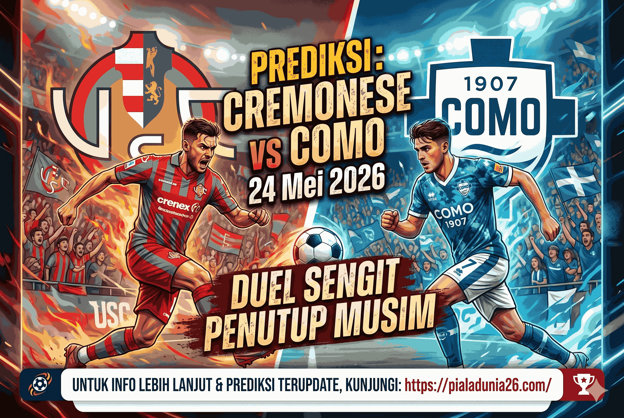 Prediksi Cremonese vs Como 24 Mei 2026: Duel Sengit Penutup Musim