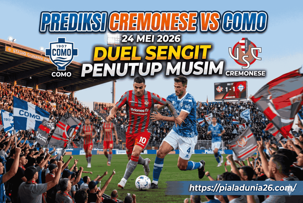 Prediksi Cremonese vs Como 24 Mei 2026: Duel Sengit Penutup Musim