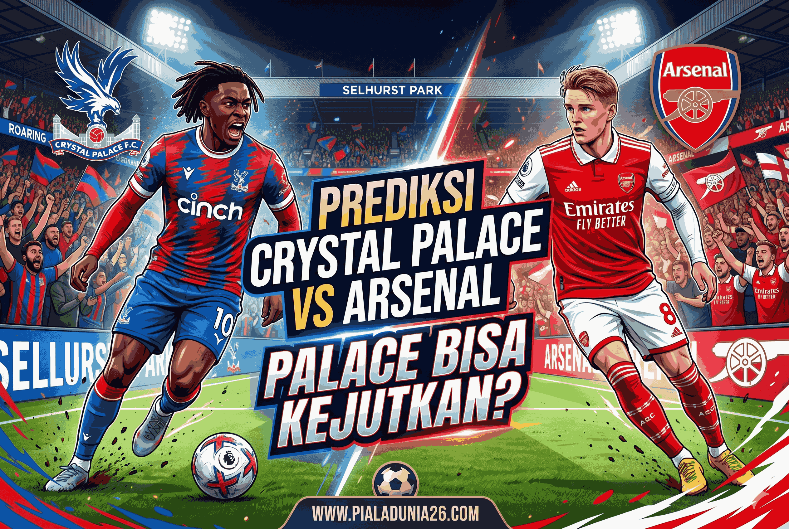 Prediksi Crystal Palace vs Arsenal: Palace Bisa Kejutkan?