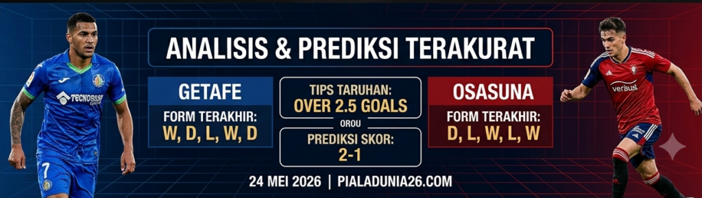 getafe vs osasuna, prediksi getafe vs osasuna, prediksi la liga 24 mei 2026, prediksi skor getafe hari ini, jadwal liga spanyol terbaru, prediksi bola akurat la liga, head to head getafe vs osasuna, berita osasuna terbaru, prediksi pertandingan liga spanyol, osasuna vs getafe