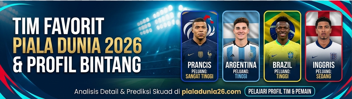Prediksi Juara Piala Dunia 2026, Tim Favorit dan Peluang Terbesar