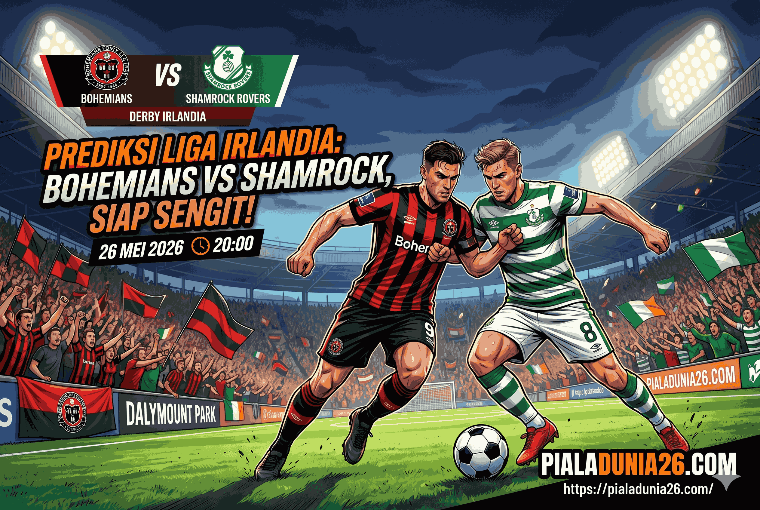 Prediksi Liga Irlandia: Bohemians vs Shamrock, Siap Sengit!